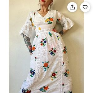 Vintage Pintuck Wedding Dress